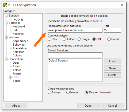 How to Use Putty to SSH on Windows 